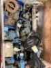 Assorted box of valves and other components as lotted
