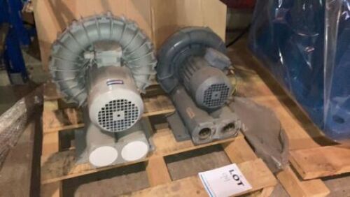 2 electric blowers on 1 pallet