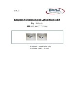 Bundle of Spine optical frames (Quantity: 468)