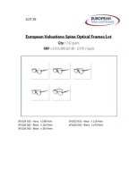 Bundle of Spine optical frames (Quantity: 742)