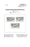 Bundle of Spine optical frames (Quantity: 640)