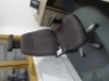 Grey cloth upholstered executive swivel chair - 3