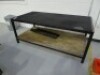 Welded steel 2 tier workshop table 200cm x 100cm - 2