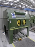 Enviraclean series 1500 shotblast cabinet with reclaim and dust collection&nbsp;s/n 43338 (extractor not inlcuded)