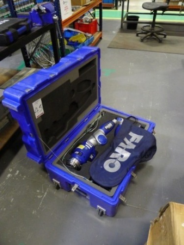 Faro inspection arm FA000113 (2008) with Lenovo 80XW laptop computer, stand and accessories.
