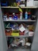 Avctive Coat grey steel double door cupboard and contents. .Mainly welding consumables - 2