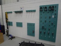 Quanitity of lifting eyes and D shackles with wall boards