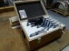 Mitutoyo interchangeable anvil micrometer set