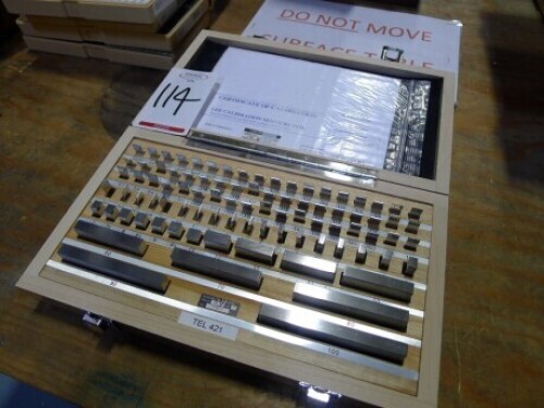 Metric gauge block set (grade 1)