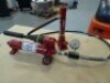 Kennedy 10,000 PSI capacity hydraulic pump with 4 ton capacity hydraulic ram