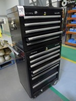 Sealey Superline Pro 7 drawer roller tool trolley with 5 drawer top box including contents