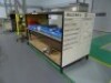 2 welded steel 3 tier storage racks 240cm x 115cm x 140cm (contents not included)