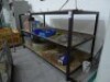Welded steel 3 tier storage rack 220cm x 100cm x 140cm (contents not included)