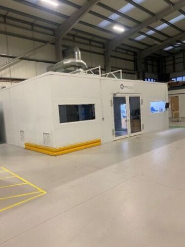 Junair Spraybooth with paint mixing room and gun cleaning machine, laboratory room, masking room and extraction system s/n CD9186011901 (2019) 4 Metre x 2.5 Metre x 2.43 Metre,&nbsp;A Method Statement and Risk Assessment must be provided, reviewed and approved