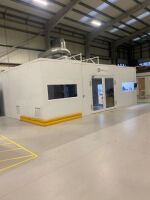 Junair Spraybooth with paint mixing room and gun cleaning machine, laboratory room, masking room and extraction system s/n CD9186011901 (2019) 4 Metre x 2.5 Metre x 2.43 Metre,&nbsp;A Method Statement and Risk Assessment must be provided, reviewed and approved