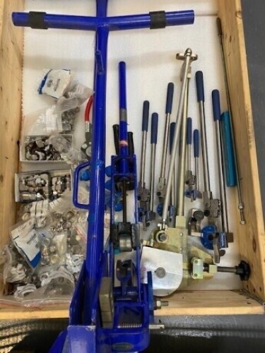 Swagelok Imperial pipe bender with fittings