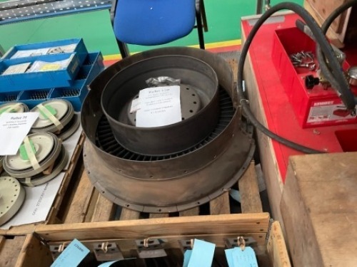 Twin shaft inner interduct (pepper pot), outer interduct & PT1 stator assembly