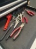 Halfords Industrial 12 drawer roller tool cabinet including contents - 3
