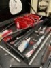 Bluepoint 6 drawer roller tool trolley with Halfords Industrial 5 drawer top box including contents - 2