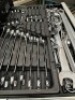 Bluepoint 6 drawer roller tool trolley with Halfords Industrial 5 drawer top box including contents - 3