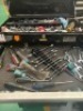 Halfords Industrial 6 drawer roller tool cabinet with Halfords Industrial 6 drawer top box including contents - 4