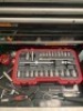 Halfords Industrial 6 drawer roller tool cabinet with Halfords Industrial 6 drawer top box including contents - 9