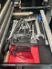 Halfords Industrial 6 drawer roller tool cabinet with Halfords Industrial 6 drawer top box including contents - 4