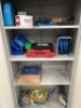 2 metal lockers with assorted contents - 2