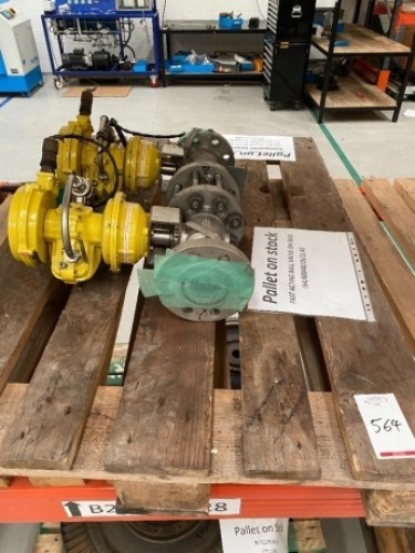 2x 64/60040226/2 Fast Acting Ball valve on skid