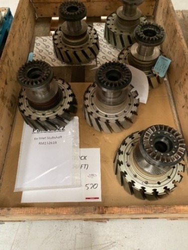 6x Inlet stubshaft