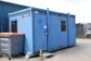 16ft jack-leg site cabin with services (contents not included) (Yard)