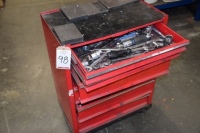 Atorn 6 drawer mobile tool cabinet and contents, mainly hand tools (Bay 1)