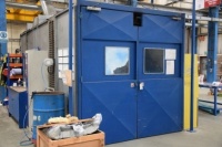 RDM dry back dry filter spraybooth 250cm x 620cm x 260cm&nbsp;(A Method Statement and Risk Assessment must be provided, reviewed and approved by the Auctioneer prior to any removal work commencing on this lot) (Bay 2)
