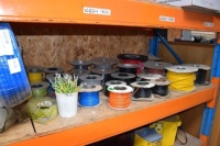 Contents to shelf include: Quantity of electrical cable and plastic tube as lotted on one shelf (Packing)