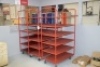 3 Tubular steel 6 tier component trolleys (Quality clinic)