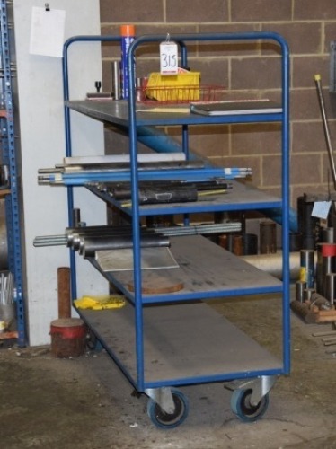 3 Assorted Tubular steel component trolleys (Bay 3)