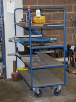 3 Assorted Tubular steel component trolleys (Bay 3)