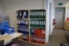 4 Light oak effect bookcases (Offices second floor accounts)