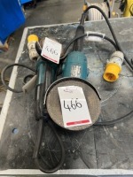 2 Makita 110V Handheld Grinders