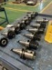 6 Various BT50 Sidelocks with 6 Sandvik Pull studs PS-B50C-45-001 and 9 BT50 ER40 & ER50 Tool holders (Bay 1) - 2