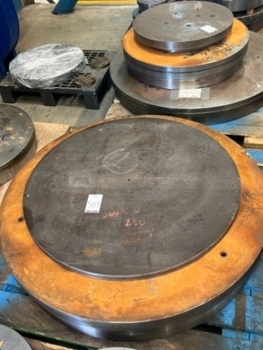 Pallet of S355 part machined steel billets