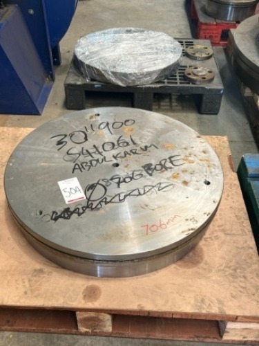 Pallet of S355 part machined steel billets