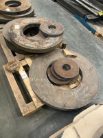 4 Pallets of various size S355 plate profiles