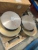 2 16"NS CL900 Hub Forging A694 F65 M/C Finish OD 575mm x ID 340mm x 275mm Thk.NACE MR-0-175/ISO 15156 Certs 3.1 
2 16"NS CL900 Door Forging A694 F65 M/C Finish OD 440mm x 93mm Thk. NACE MR-01-75 Certs:s EN10204 3.1.