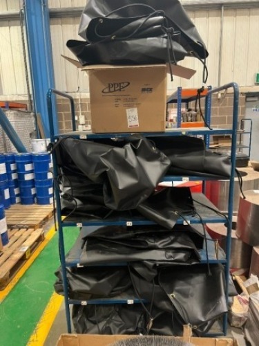 Assortment of varying sized Rapid opening enclosure dustcovers