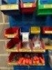 Assortment of anti extrusion rings, connectors, washers and removal tools
