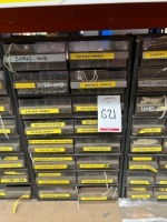 3 Drawers containing small sized fastenings and washers
