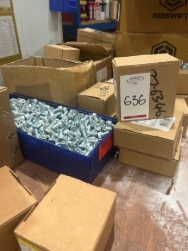 Quantity of various A4 316 fastenings including:- capheads, nuts & bolts