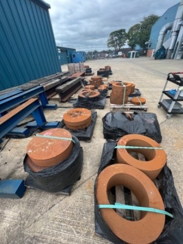 16 pallets of forged steel