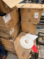 Pallet of various size wire brushes